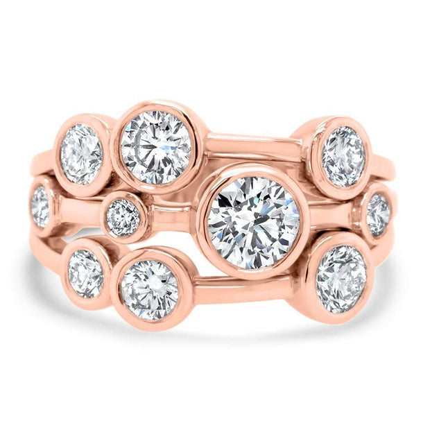 Amelia Yellow Gold Diamond Scatter Ring | Noah James Jewellery.