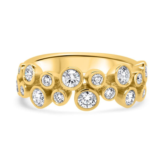 Ilona Platinum Diamond Scatter Ring | Noah James Jewellery.