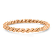 Isabella Twisted Rope Stack Ring | Noah James Jewellery.