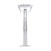 Rosa Marquise Cut East West Rubover Solitaire Engagement Ring Platinum | Noah James Jewellery.